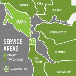 Coleman Consulting Service Areas